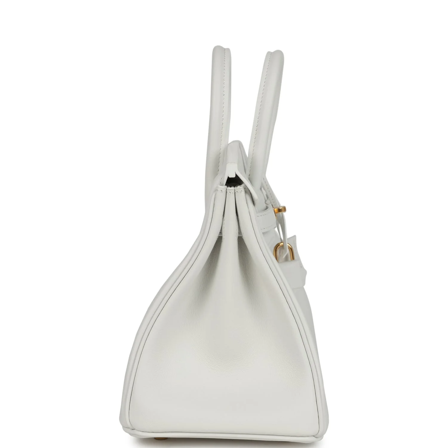 Hermes Birkin 25 New White Swift Gold Hardware - Image 3