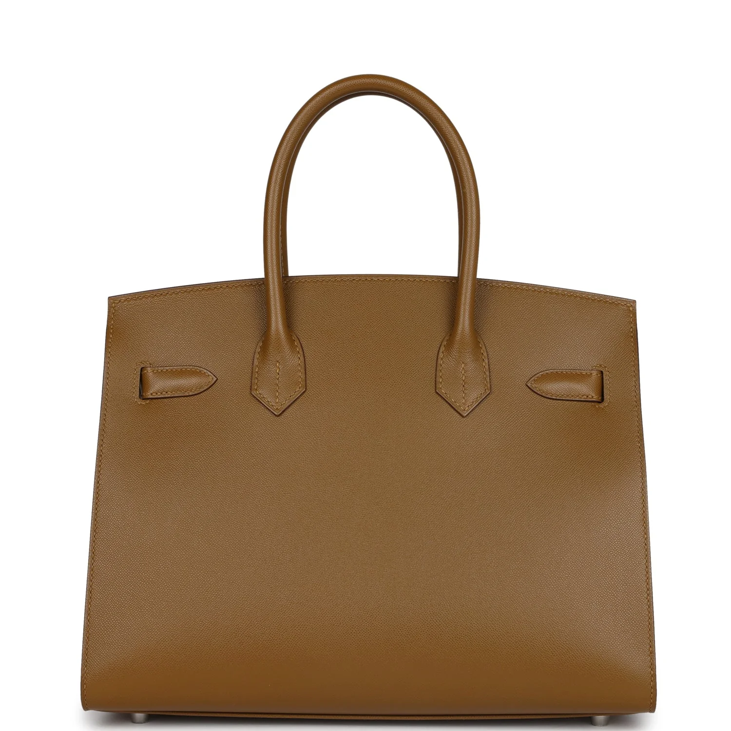 Pre-owned Hermes Birkin Sellier 30 Bronze Dore Madame Palladium Hardware - Image 4