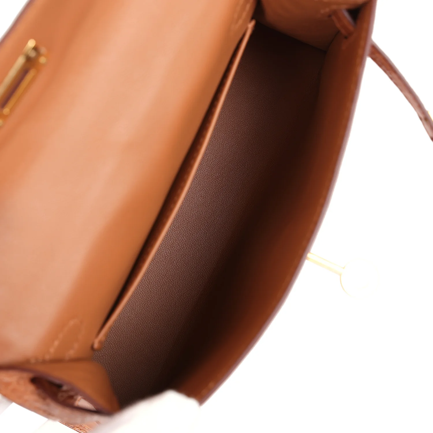 Hermes Kelly Sellier 20 Gold Matte Alligator Gold Hardware - Image 8