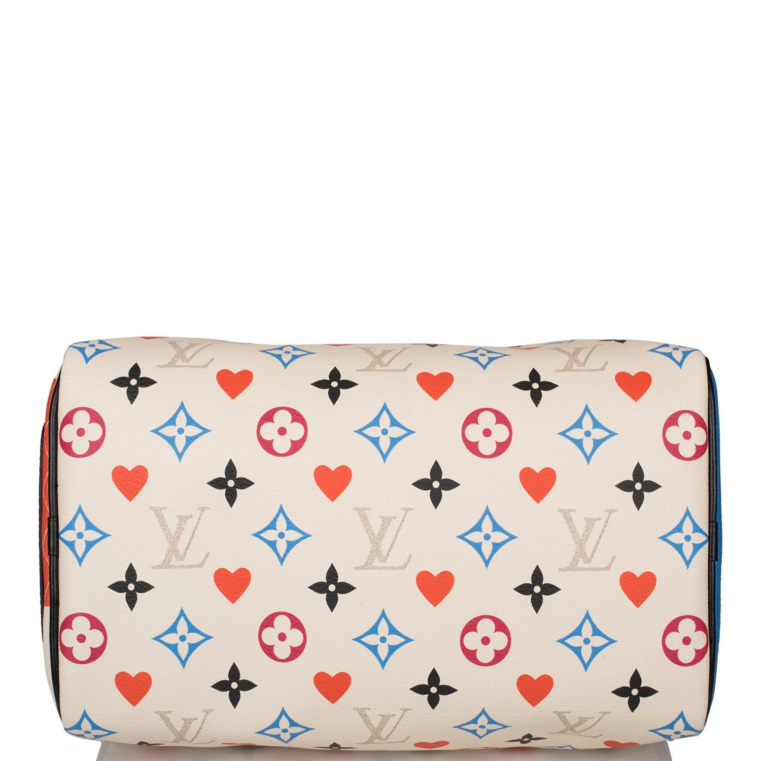 Louis Vuitton White Game On Speedy Bandouliere 25 - Image 8